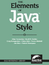 The Elements of Java(TM) Style