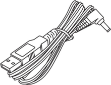 Panasonic K2GHYYS00002 - USB strømkabel - USB han til DC-stik han - for Panasonic HC-V260, V270, V380, V750, V770, VX870, VX980, VXF990, W570, W580,