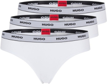 Triplet Thong Stripe G-streng Undertøj White HUGO