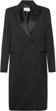 Wool Tuxedo Coat Tynd Frakke Black Calvin Klein