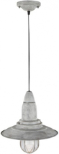 Trio hanglamp Fisherman 150 x 32 cm metaal/glas antiek grijs