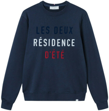 Blå Les Deux Residence Sweatshirt Genser