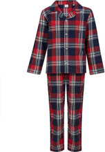 SF Minni Childrens/Kids Tartan Long Pyjama Set