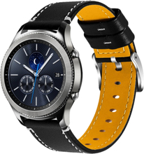 Huawei Watch 3 / 3 Pro Læder Rem i Sort - Pavia Genuine