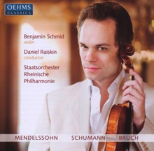 Schmid Benjamin: Mendelssohn/Schumann/Bruch