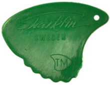 Sharkfin GP 103 Relief, Extra soft, Green plektre (12 stk)