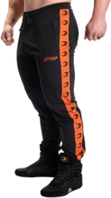 Gasp Track Suit Pants, svart/oransje treningsbukse