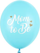 Ballonger Mom To Be Ljusblå - 50-pack