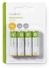 Nedis Alkaline Batteri AA | 1.5 V DC | 4-Blister
