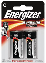 ENERGIZER Batteri C/LR14 Alkaline Power 2-pack