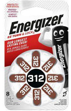 Energizer Zink-Air Battery PR41 | 1.4 V DC | 184 mAh | 8-Blister | Hörapparat | Silver