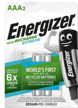 Energizer Laddningsbara Ni-MH-batteri AAA | 1.2 V DC | 800 mAh | Förladdad | 2-Blister