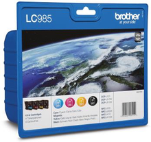 FP Brother LC985 Value Pack, Black (300sid.), Cyan, Magenta, Yellow (260sid.)