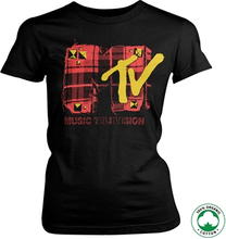 Plaid MTV Organic Girly T-Shirt, T-Shirt