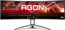AOC AG493QCX LED display 124 cm (48.8") 3840 x 1080 pikseliä Musta