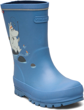 Jolly Moomin Shoes Rubberboots High Rubberboots Blue Viking