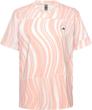 Asmc Gr Tee Sport T-shirts & Tops Short-sleeved Pink Adidas By Stella McCartney