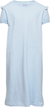 Nightdress Ss -Aop Dresses & Skirts Dresses Casual Dresses Short-sleeved Casual Dresses Blå CeLaVi*Betinget Tilbud