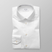 Eton Contemporary fit Vit skjorta - Signature twill