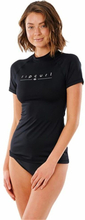 Kortærmet T-shirt til Kvinder Rip Curl Golden Rays UV Sort XS