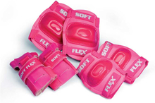 Sikkerhedssæt Soft Flex 6-10 år - Pink