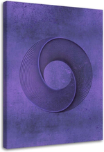 Canvastavla - Purple Circle (Abstrakt)