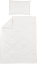Meyco Sengetøj til barnesenge 100 x 135 cm Uni Off white