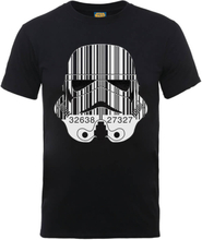 Star Wars Stormtrooper Barcode T-Shirt - Black - S - Black