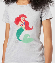 Disney Prinzessin Ariellele die Meerjungfrau Arielle Classic Damen T-Shirt - Grau - S