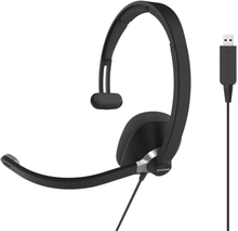 KOSS Headset CS295 Mono On-Ear Mic USB Sort