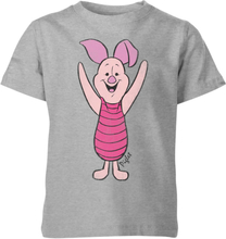Disney Winnie The Pooh Piglet Classic Kids' T-Shirt - Grey - 3-4 Years