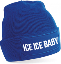 Ice ice baby muts unisex one size - blauw
