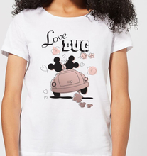 Disney Mickey Mouse Love Bug Women's T-Shirt - White - S