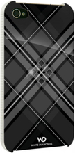 WHITE-DIAMONDS Grid Svart iPhone 4s Skal