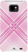 WHITE-DIAMONDS Grid Rosa Samsung S2 Skal