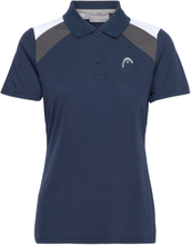 Club 22 Tech Polo Shirt Women T-shirts & Tops Polos Marineblå Head*Betinget Tilbud