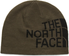 Reversible Tnf Banner Beanie Accessories Headwear Beanies Grønn The North Face*Betinget Tilbud