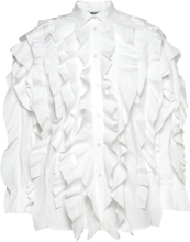 Camicia/Shirt Tops Blouses Long-sleeved White MSGM