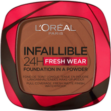 L'oréal Paris Infaillible 24H Fresh Wear Powder Foundation 375 Deep Amber Foundation Sminke L'Oréal Paris*Betinget Tilbud