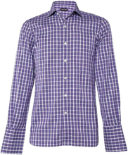Pre-owned Purple Checked Cotton Shirt