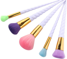 Colorful Brushes: 5 Unicorn Rainbow Makeup Brushes - Makeup Brushes