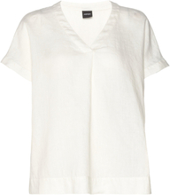 Top Mod.5608 Tops Blouses Short-sleeved White Aspesi