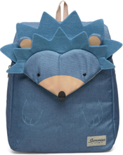 Happy Sammies Backpack S+ Hedgehog Harris Accessories Bags Backpacks Blå Samsonite*Betinget Tilbud