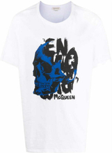 Alexander McQueen Skull Graphic Print T-Shirt White