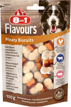 8in1 Flavours Meaty Biscuits Huhn - 6 x 100 g