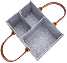 Mummy Bag Storage Multifunctional Maternity Handbags Organizer Stroller Accessories, Size:33x23x18cm, Color:Light Gray 2