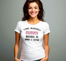 Awesome mummy moederdag t-shirt