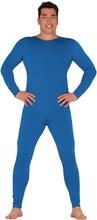 Långärmad Body för Män Blå - One size