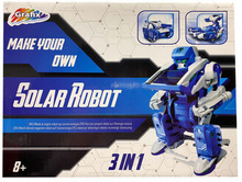 Craft kit Solar Robot 3-i-1 junior blå