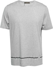 Louis Vuitton Grey Jersey Stripe Detail T-Shirt